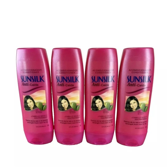 Lot x4 SUNSILK HAIRAPY Anti-Caida Anti-Fall Conditioner Discontinued 12oz USA - Picture 1 of 4